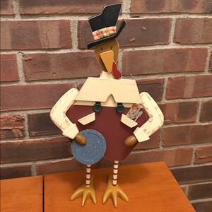 Festive Thanksgiving Hungry Turkey Bird Stand Fall Home Decor